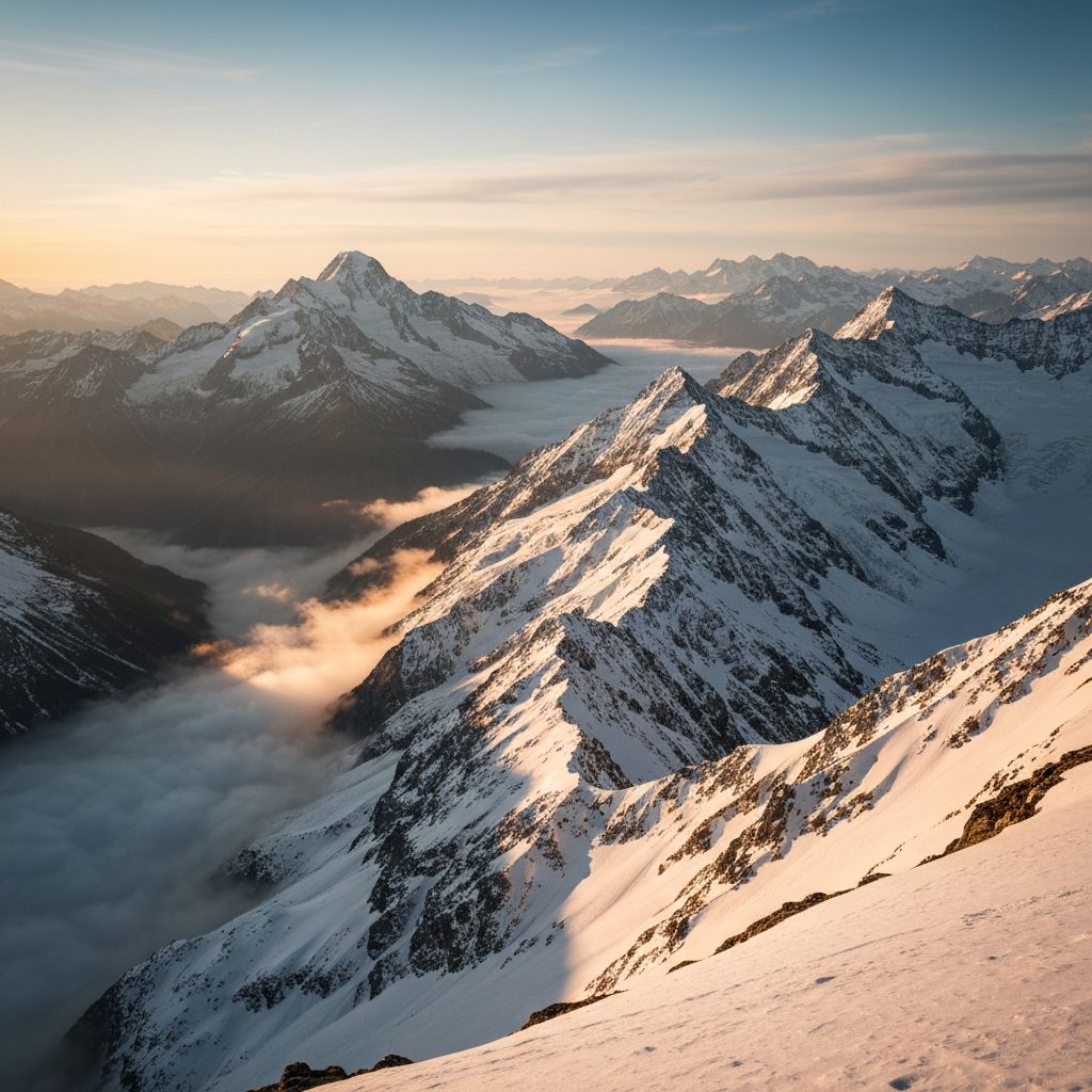 Alpine Summit at Dawn